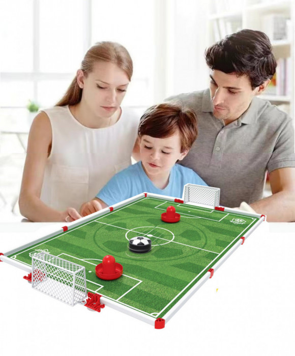 Set Joc fotbal, mini masa pentru copii, minge de aer inclusa pentru interior si exterior, Hoover Ba