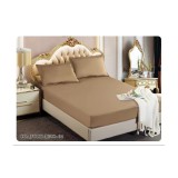 Cumpara ieftin Husa de Pat Tercot cu Elastic + 2 Fete de Perna pentru Pat Dublu Bej - EAT204