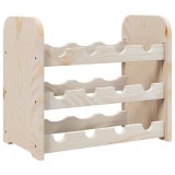 Cumpara ieftin Suport de vinuri, 43x25x37 cm, lemn masiv de pin