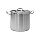 Oala inalta din inox cu capac 15.4 L, Yato