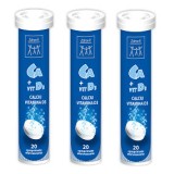 CALCIU+VIT D3 20CPR EFERVESCENTE, Zdrovit