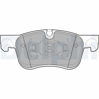 DELPHI LP2689 set placute frana,frana disc foto