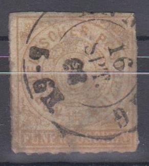 Germania - nord postbezirk, 1869, stampilat (G1)