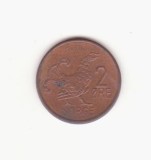 Norvegia 2 &Oslash;re 1971 - Olav V, Europa, Bronz