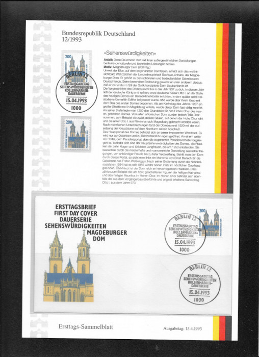 Germania FDC 12.1993