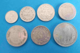 Lot mixt 7 piese - moneda din aluminiu ( perioada regala - RPR, RSR &amp; post 1989