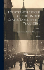 Fourteenth Census of the United States Taken in the Year 1920 ...: Reports; Volume 4 foto