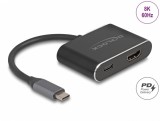 Adaptor USB type C la HDMI (DP Alt Mode) 8K HDR + PD 100W, Delock 64199