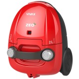Aspirator cu sac Vivax VC-702 ZEO, Putere 700W, Filtru HEPA , Capacitate sac 2L, Cablu 5m, Clasă energetica A, Roșu