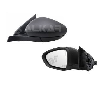Oglinda usa exterioara Fiat Tipo, 04.2016-, partea Stanga, reglare electrica; carcasa neagra; incalzit; sticla convexa; geam cromat; 8 gauri / 5 pini foto