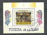 Fujeira 1970 Painting, Botticelli, perf. sheet, used AB.046