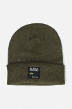 Alpha Industries căciulă Label Beanie culoarea verde 118934.369-green