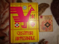 Cusaturi artizanale - Doina Silvia Marian + Puncte si cusaturi romanesti - Scinteianu Mihaela ( pretul este pentru ambele carti )