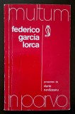 Federico Garcia Lorca prezentat de Darie Novaceanu / Colectia Multum in parvo, nr. 4