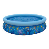 Piscina pentru copii Sea World Bestway, 205 x 47 cm, model marin