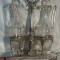 OLIVIERA ARGINT 800 - Cruet Set + Crystal - Sec. XIX - Empire Style