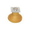 Picior mobila cu placa, reglabil, conic, mustar, 65 mm, 4 buc / set