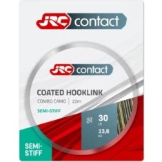 Fir Textil Jrc Contact Coated Hooklink Semi Stiff, Camo, 11.3kg, 25lbs, 22m foto