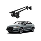 Bare transversale portbagaj auto aluminiu compatibile plafon neted Audi A3 8V 2013-> negre Cod: CB200101 Kit-103