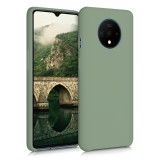 Husa pentru OnePlus 7T, Silicon, Verde, 50403.172, Carcasa, Kwmobile