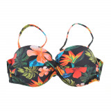 Sutien de baie cu imprimeu floral