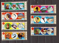 Guinea Ecuatoriala 1972 - Jocurile Olimpice de iarna, sport, serie neuzata foto