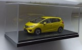 Macheta Honda FIT Hybrid mk3 2014 galben (Honda Jazz) - Ebbro 1/43
