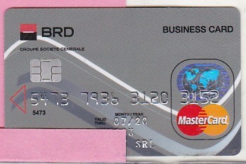 bnk crc Card bancar BRD Mastercard Business - expirat foto