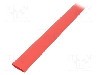 Tub termocontractant, 16mm, 1m, ro&amp;#351;ie, TASKER - GTM 1680 R