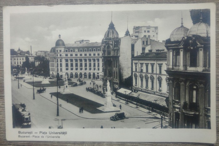 Bucuresti, Piata Universitatii// CP editata de Cartea Romaneasca