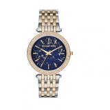 Ceas Michael Kors Darci cu brățară din metal auriu