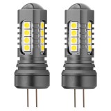 Set 2 Becuri auto CANBUS 3030 18SMD HP24W Alb 12V/24V