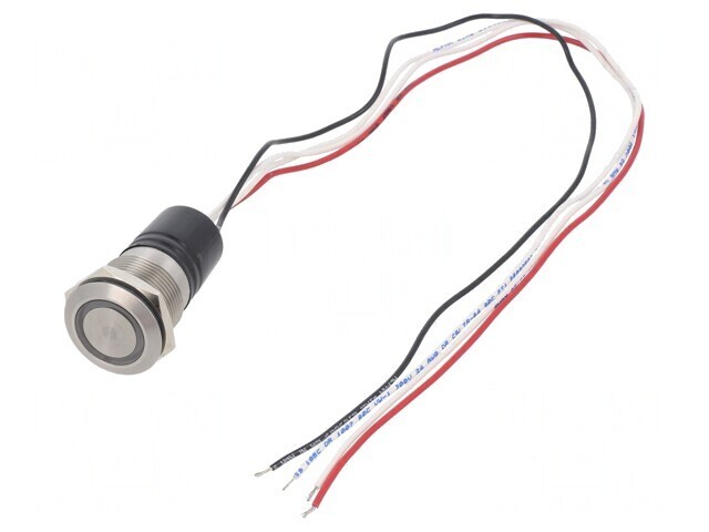 Comutator anti-vandalism 2 poziții SPST-NO 0,05A 24V DC IP66