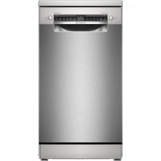 Masina de spalat vase Bosch SPS4EMI24E, 10 seturi, 6 programe, Home Connect, Silence Plus, Clasa C, 45 cm, Inox