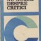 Nu numai despre critici