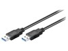 Cablu Cross-Over USB 3.0 A-A 1,8m, Goobay
