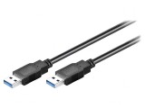 Cablu USB 3.0 Cross-Over 1m Dual USB A, Goobay