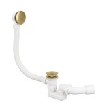Sifon pentru cadă Rea cu ventil click-clack Brush Gold