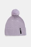 POC pălărie din amestec de l&acirc;nă culoarea violet, 64313