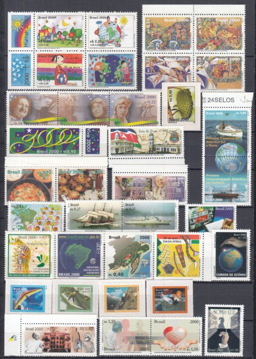 BRAZILIA 2000 MULTIPLE SERII MNH