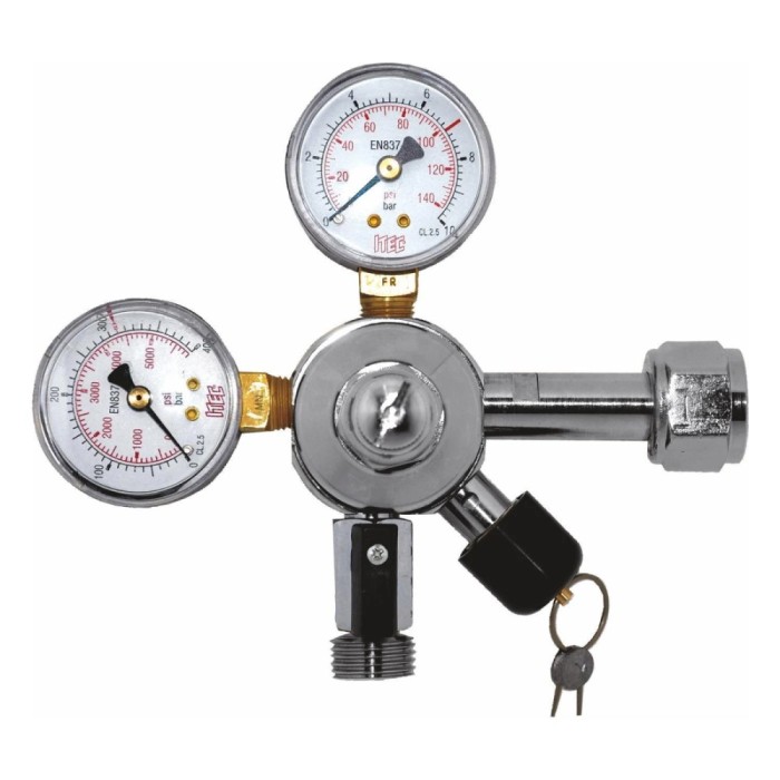 Druckminderer, Druckregler, Druckreduzierventil - CO2 f&uuml;r AFG 7bar, 1-leitig, Gewinde: Gewinde 1/2