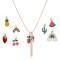 Set Colier DIY, 10 Pandantive, Multicolor, Copii