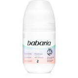 Cumpara ieftin Babaria Deodorant Invisible antiperspirant roll-on impotriva petelor albe si galbene 50 ml