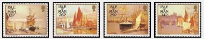 Isle of Man 1987 - Picturi, vapoare, serie neuzata
