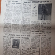 gazeta sporturilor 6 ianuarie 1990-interviu cornel dinu si francisc vastag