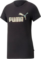 Tricou cu maneca scurta pentru femei PUMA ESS+ Nova Shine Tee, negru, marime S - OUTLET