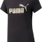 Tricou cu maneca scurta pentru femei PUMA ESS+ Nova Shine Tee, negru, marime S - OUTLET