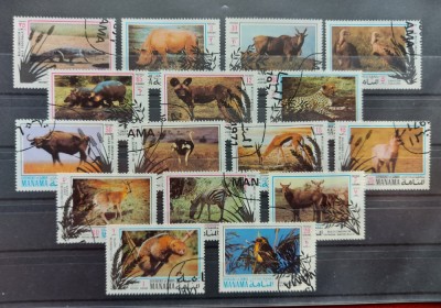TS21 - Timbre serie Manama - Fauna foto