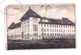 CP Timisoara - Scoala Superioara Comerciala, circulata 1939, colt rupt, Fotografie