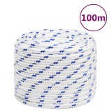 Cumpara ieftin Franghie de barca, alb, 16 mm, 100 m, polipropilena